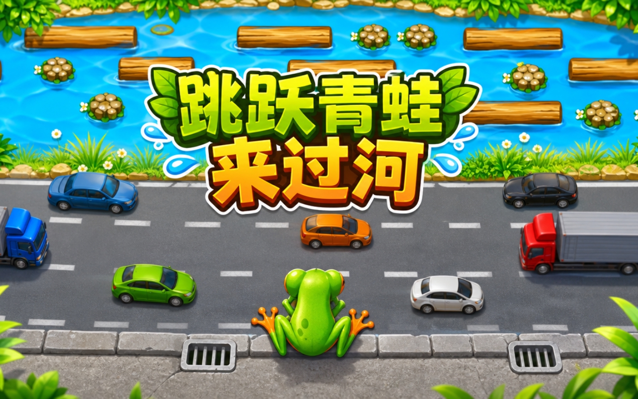 跳跃青蛙来过河