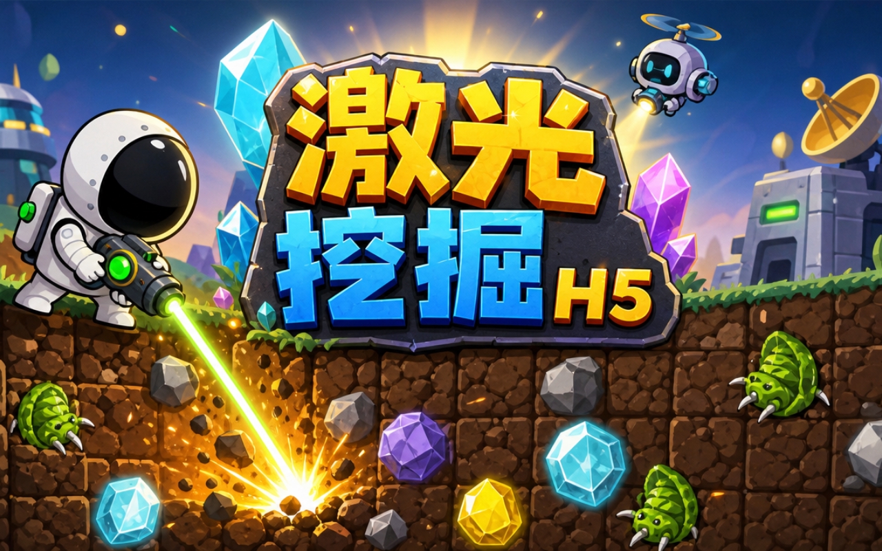 激光挖掘h5