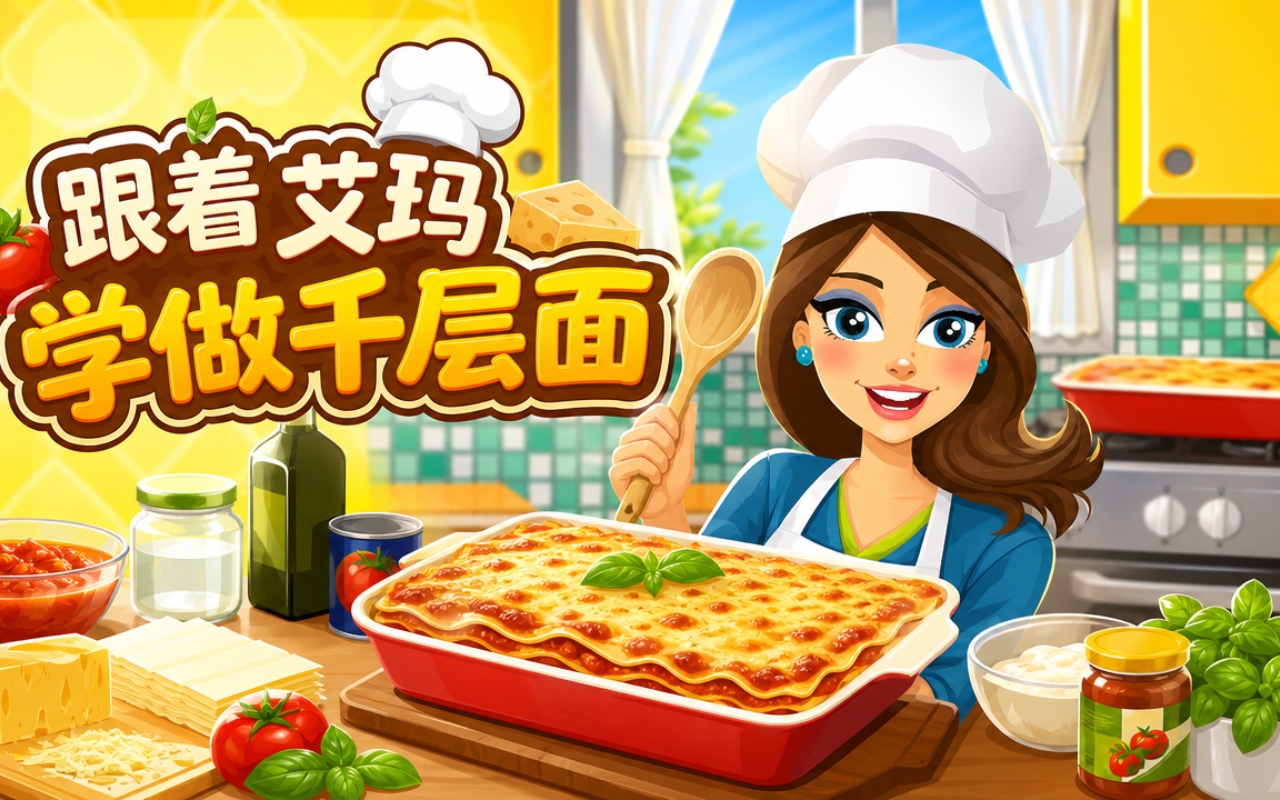跟着艾玛学做千层面
