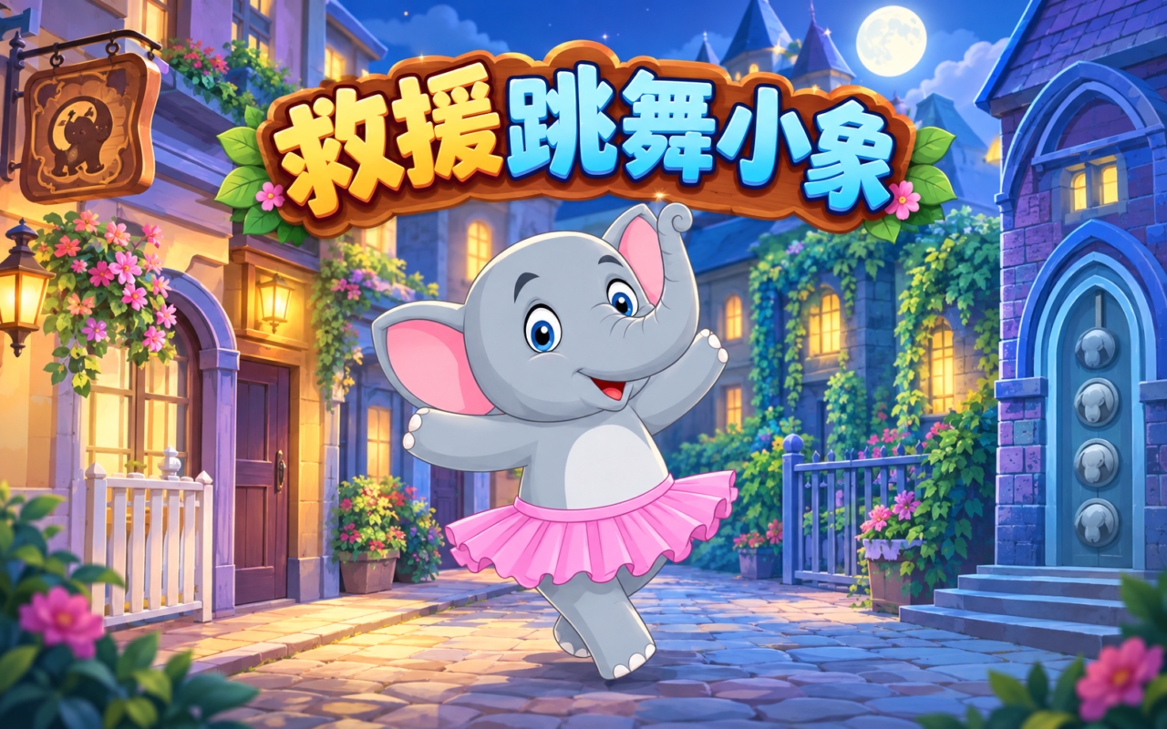 救援跳舞小象