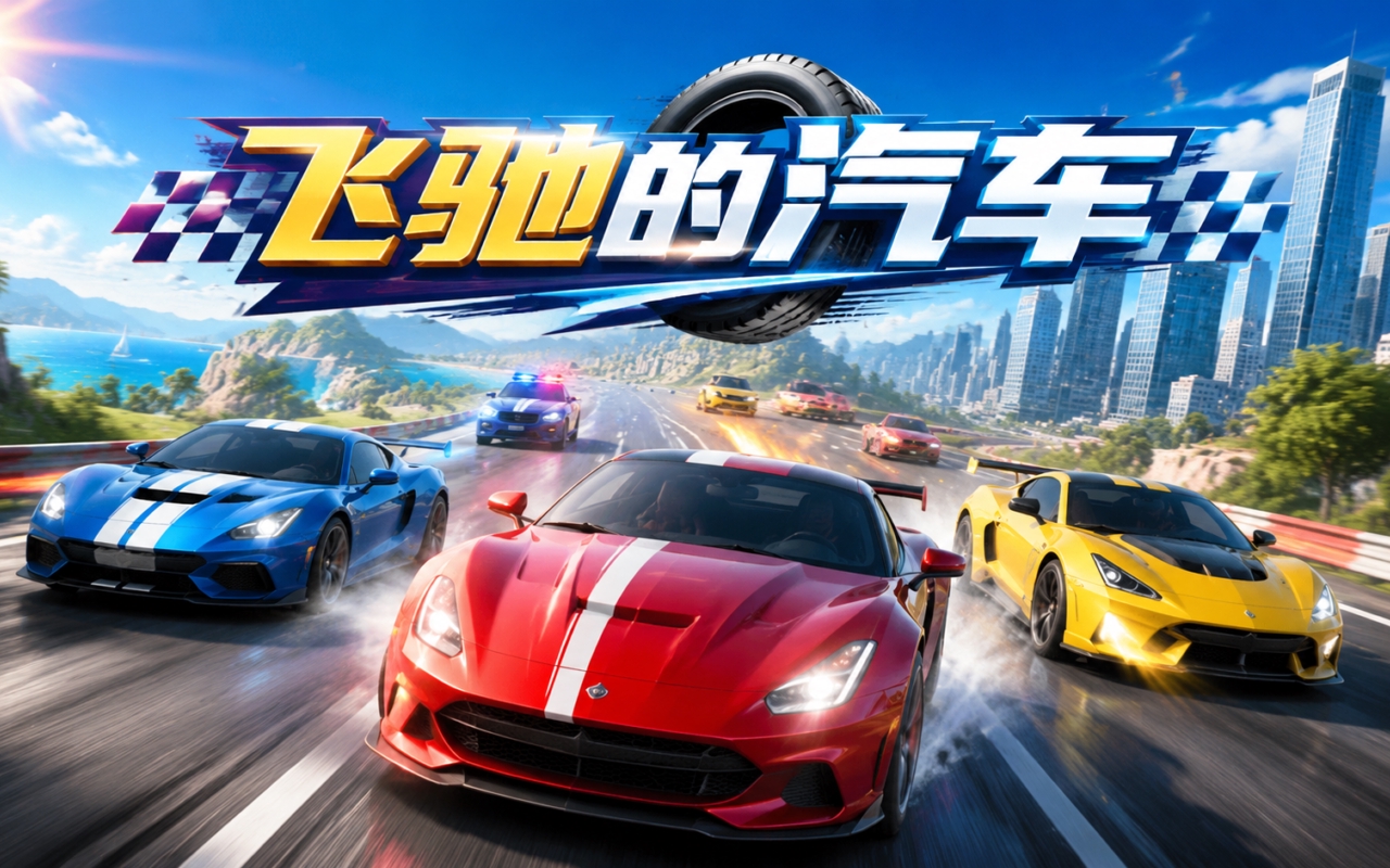 飞驰的汽车