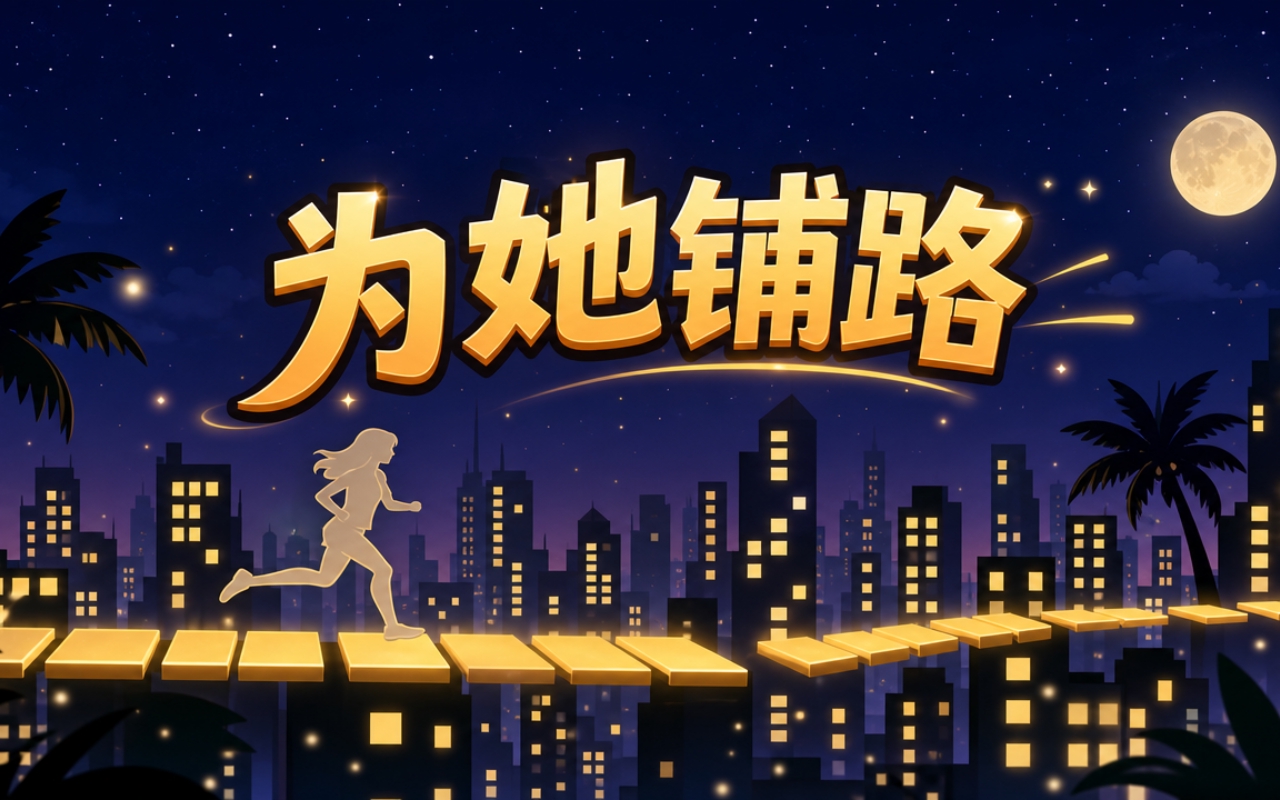 为她铺路