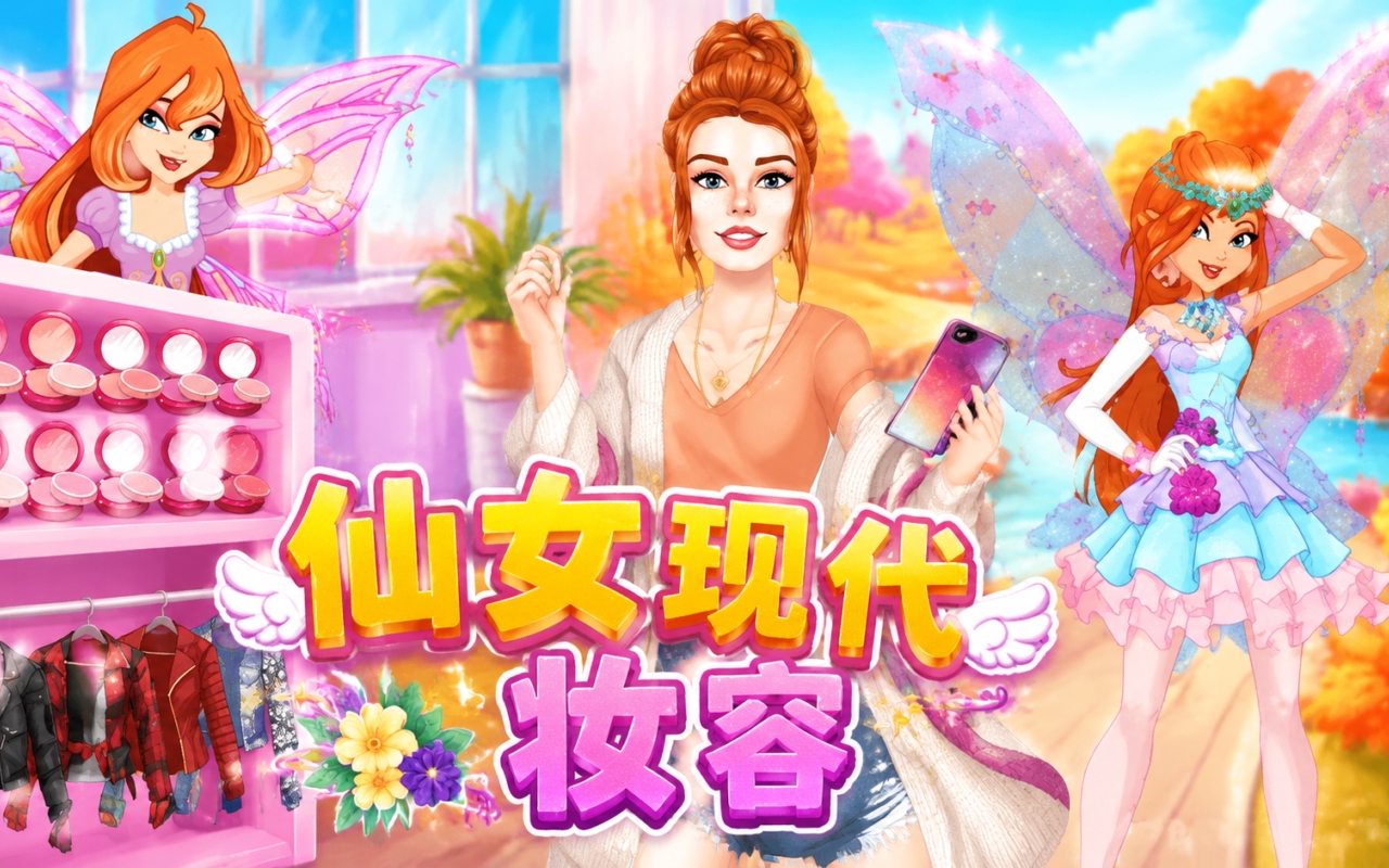 仙女现代妆容