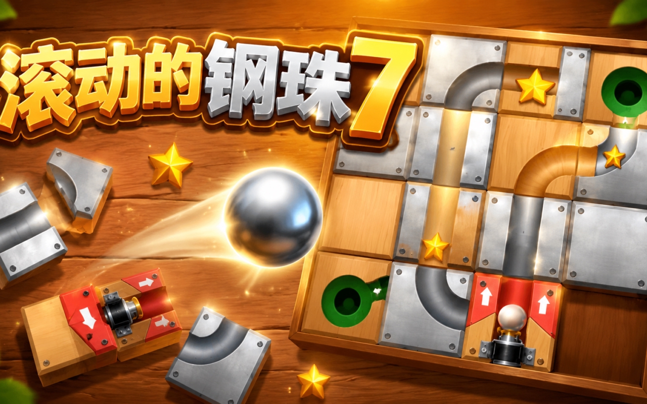 滚动的钢珠7