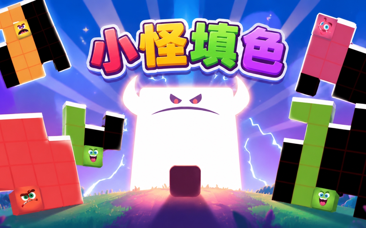 小怪填色