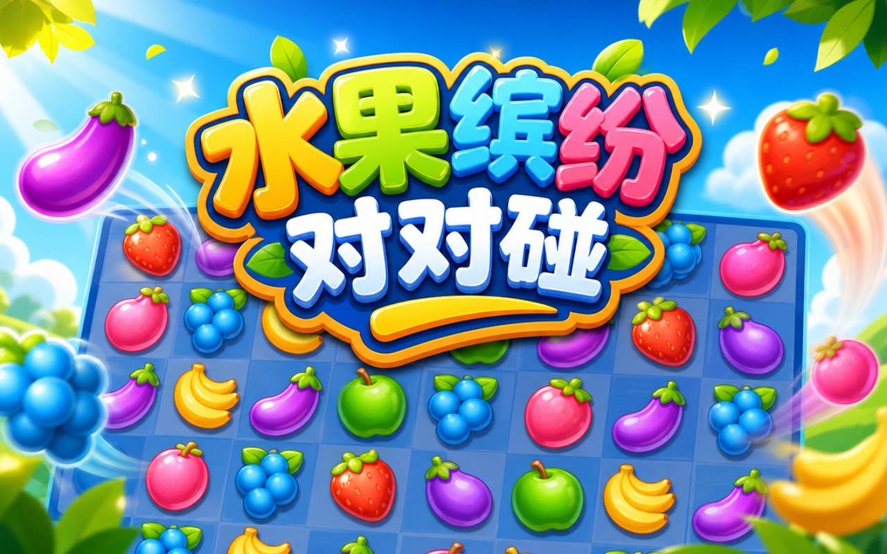 水果缤纷对对碰