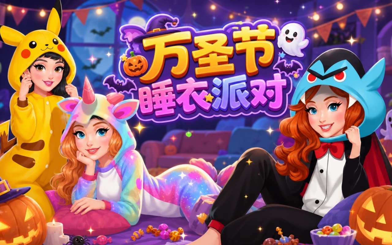 万圣节睡衣派对