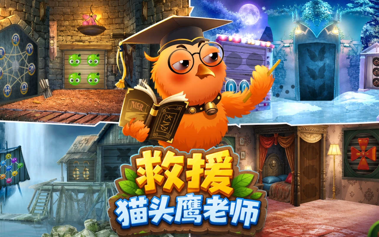 救援猫头鹰老师