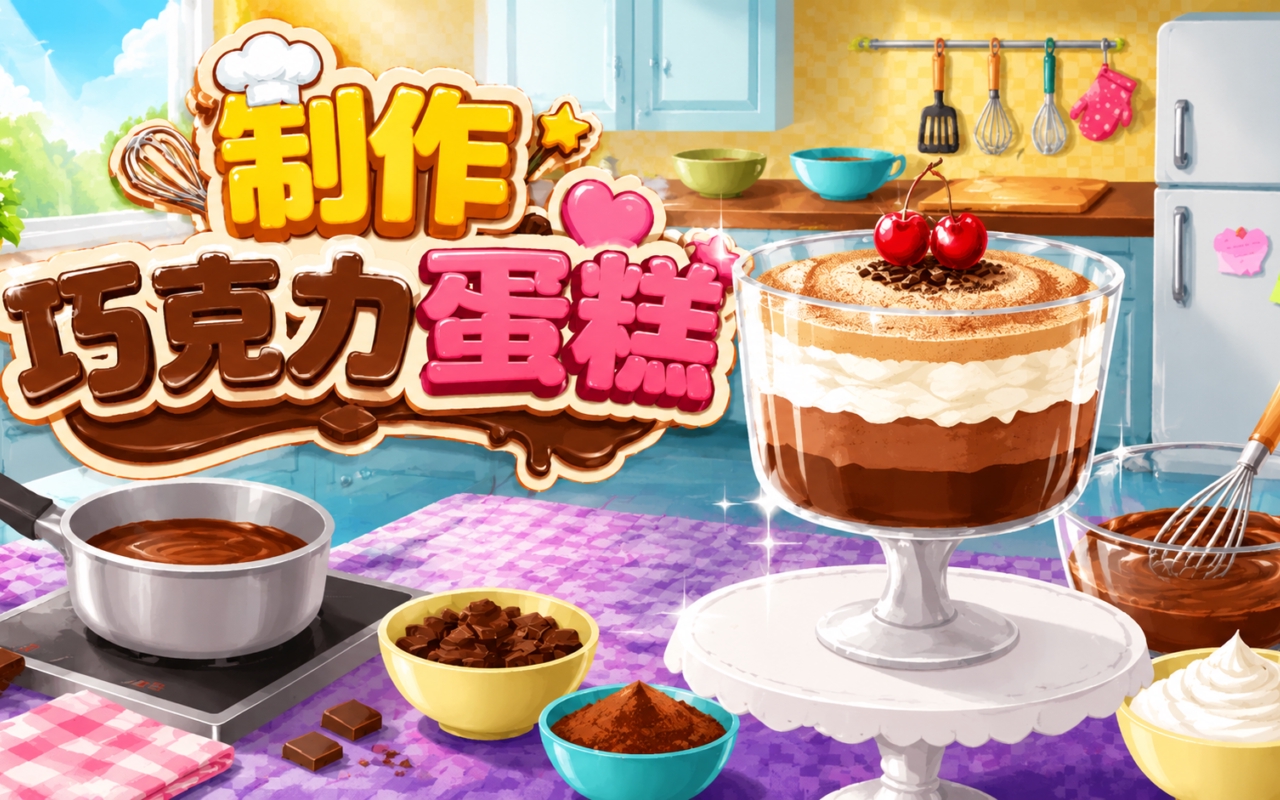 制作巧克力蛋糕