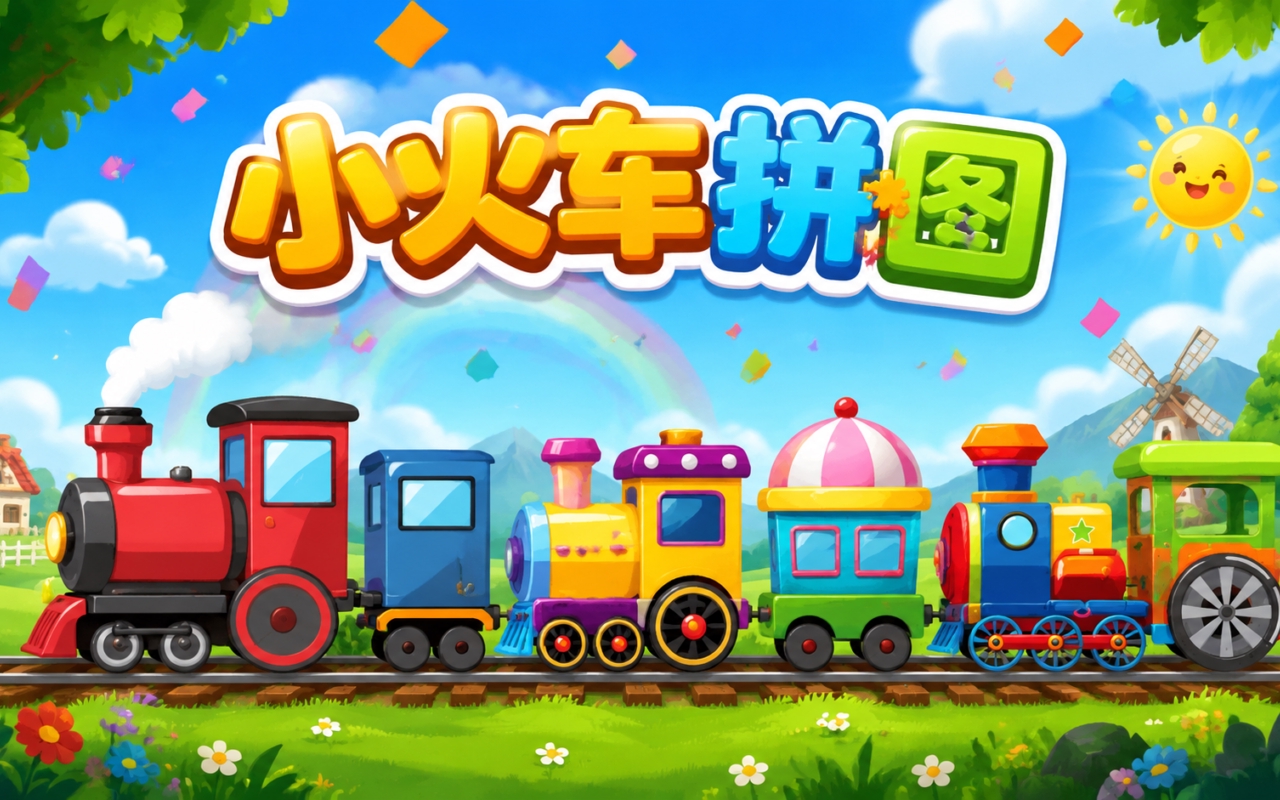 小火车拼图