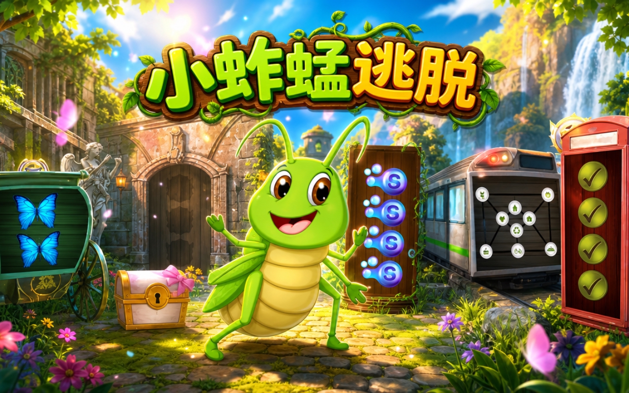 小蚱蜢逃脱