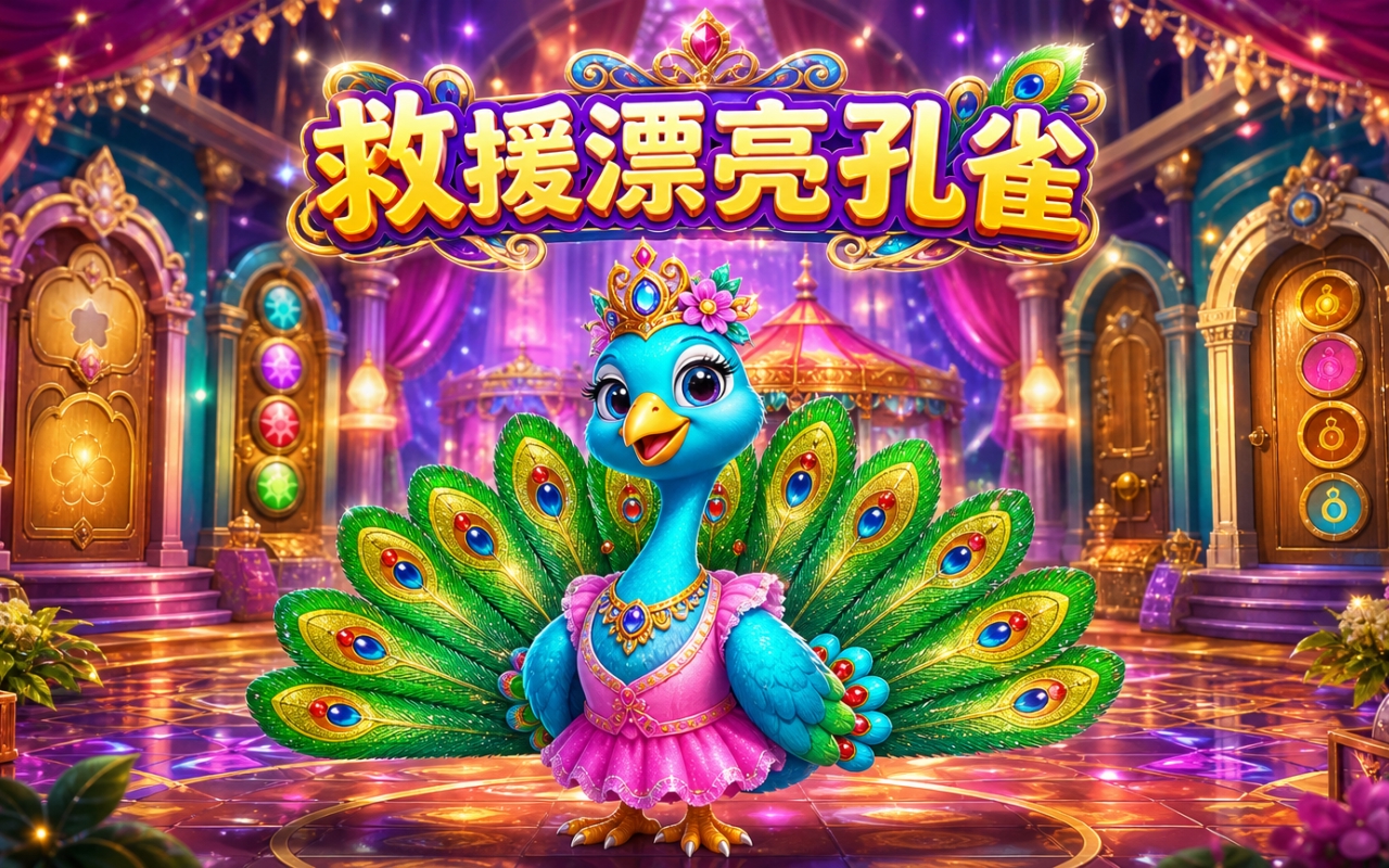 救援漂亮孔雀