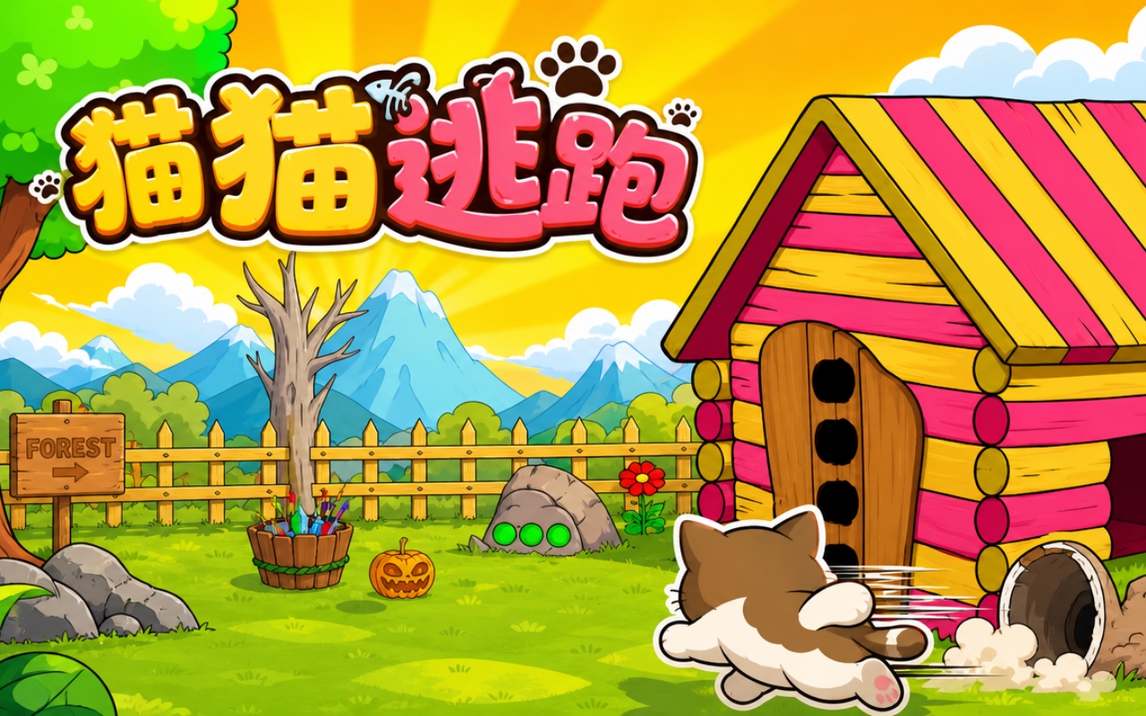 猫猫逃跑