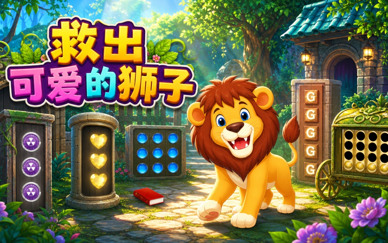 救出可爱的狮子