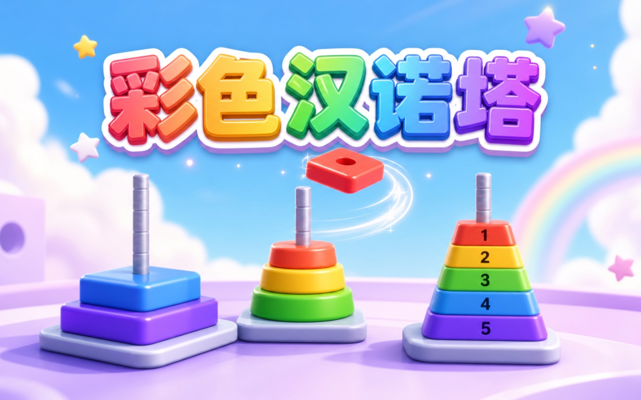 彩色汉诺塔