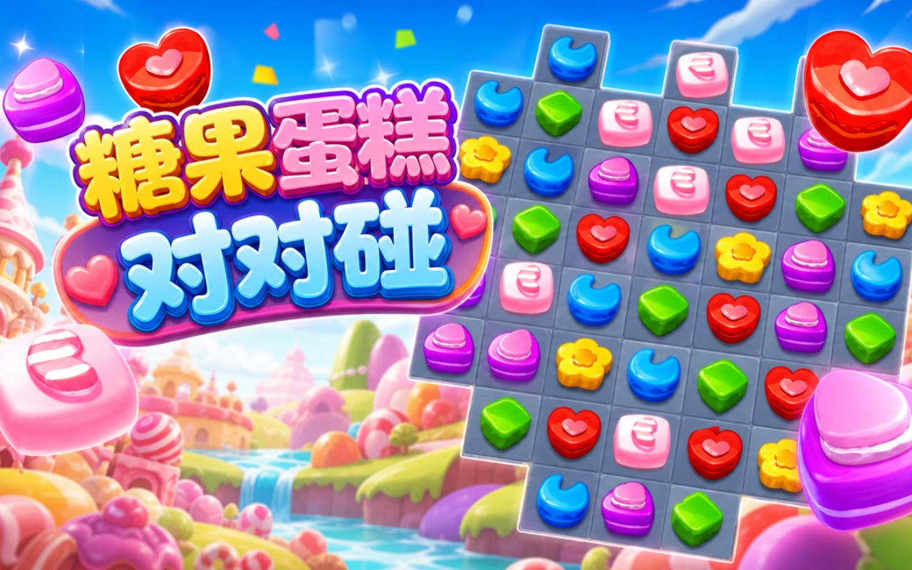 糖果蛋糕对对碰