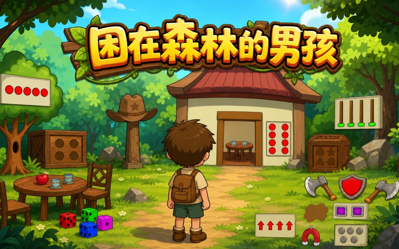困在森林的男孩