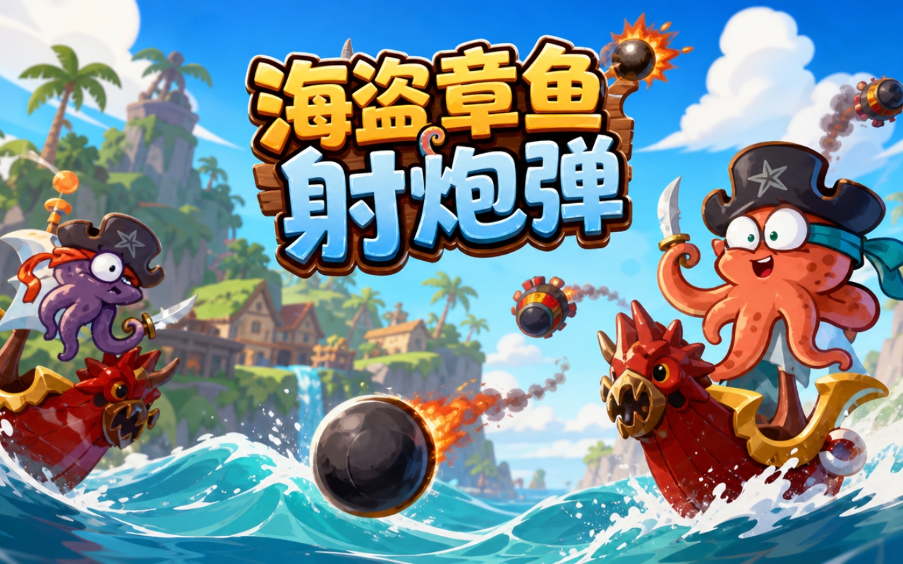 海盗章鱼射炮弹