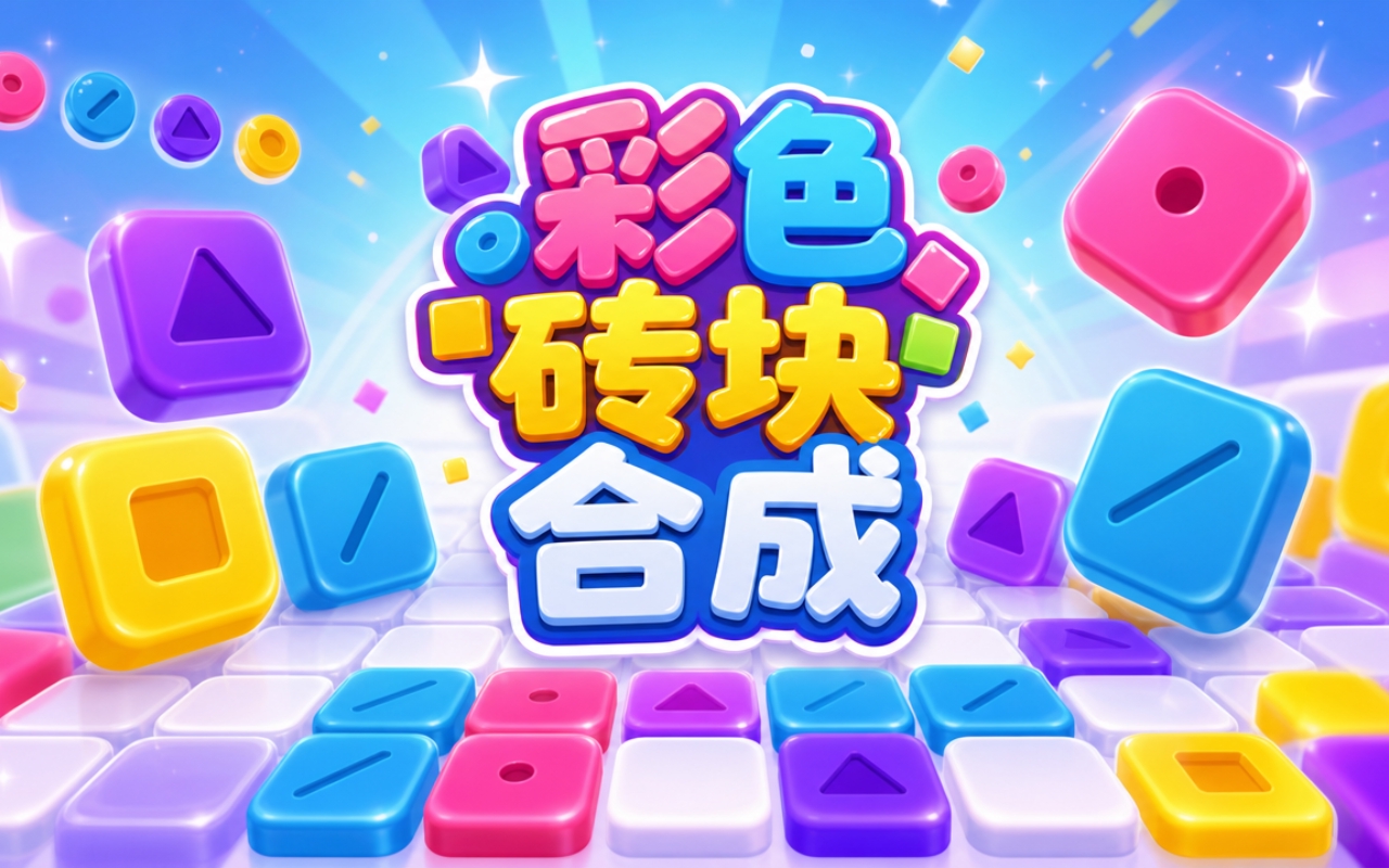 彩色砖块合成