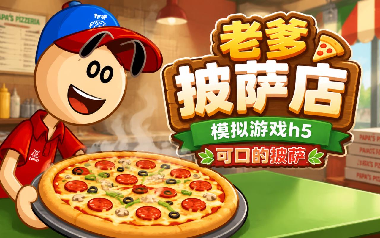 老爹披萨店模拟游戏h5,可口的披萨