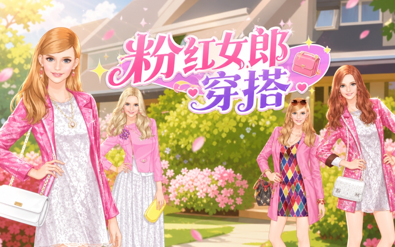 粉红女郎穿搭