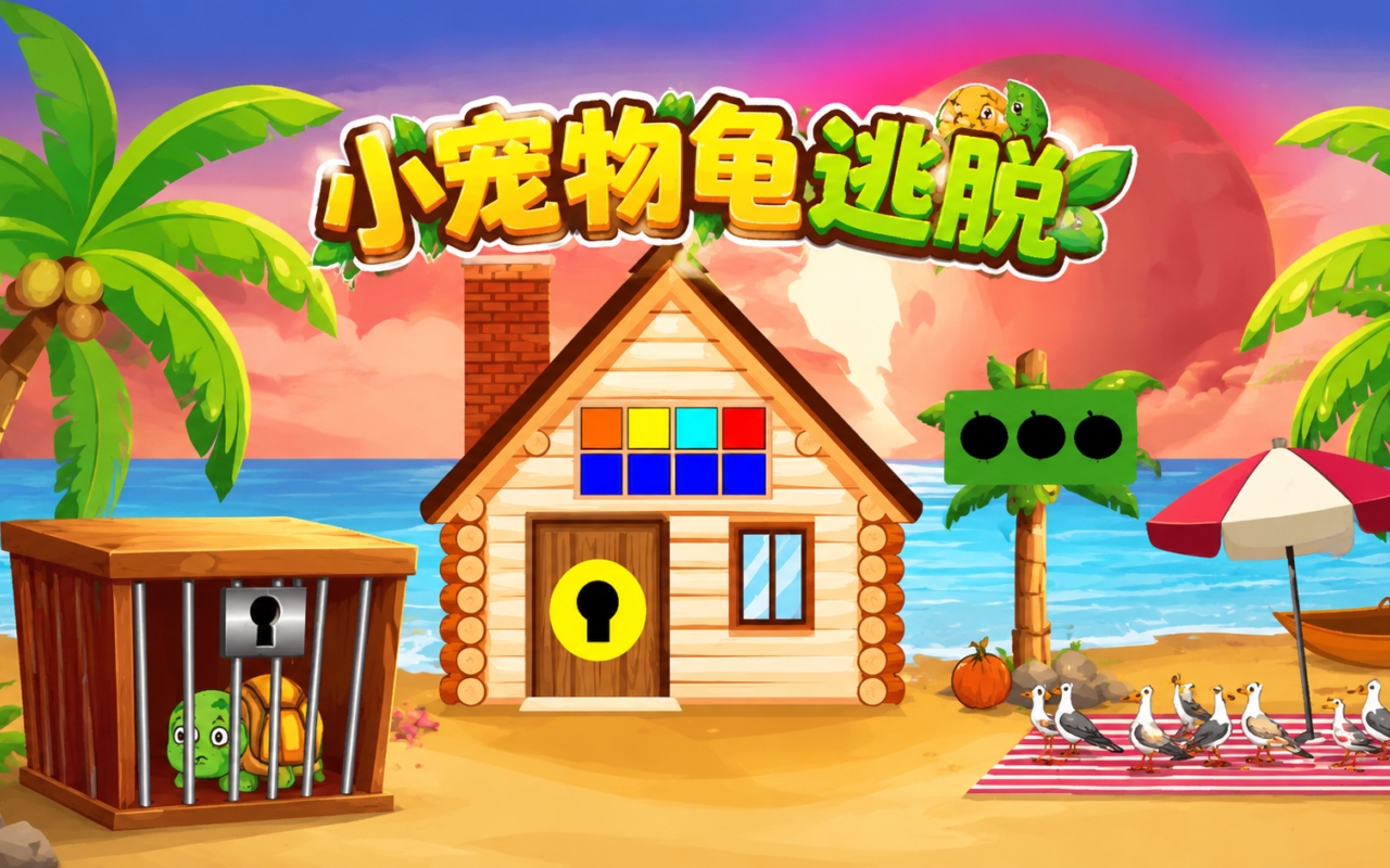 小宠物龟逃脱