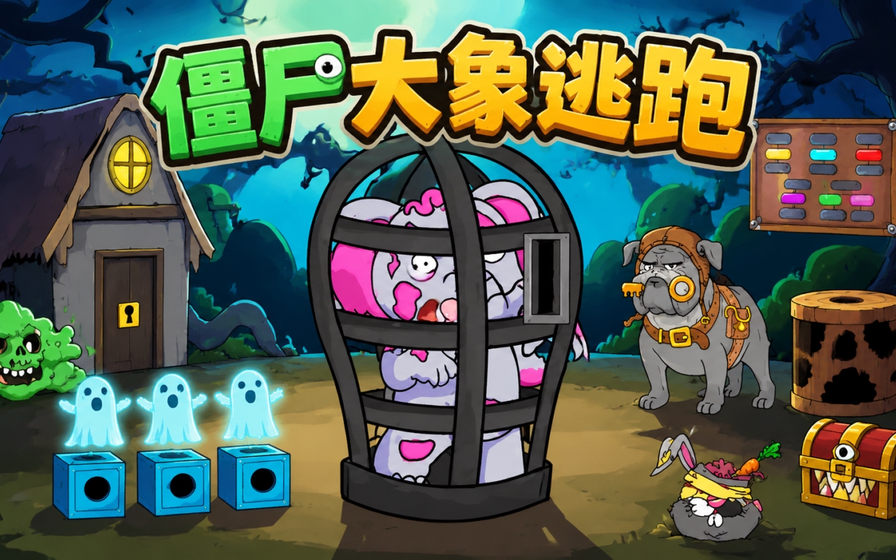 僵尸大象逃跑