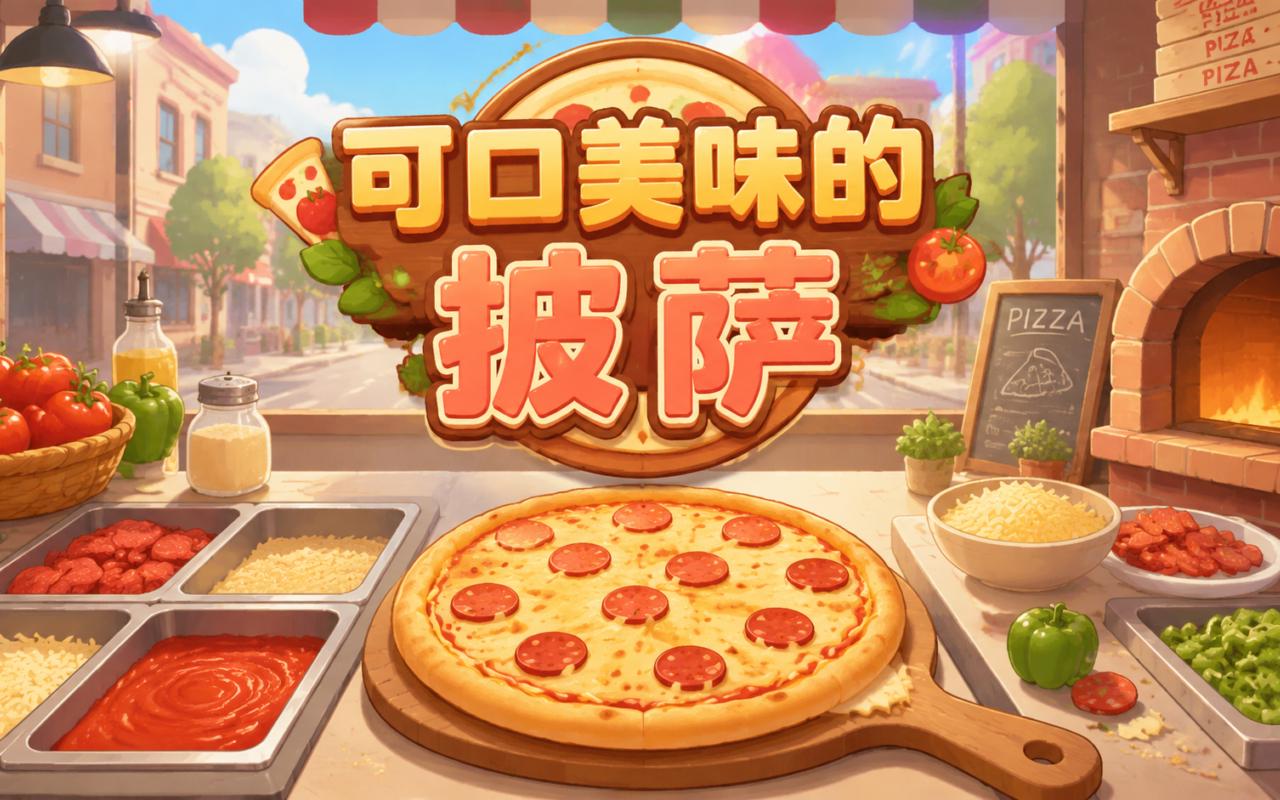 可口美味的披萨