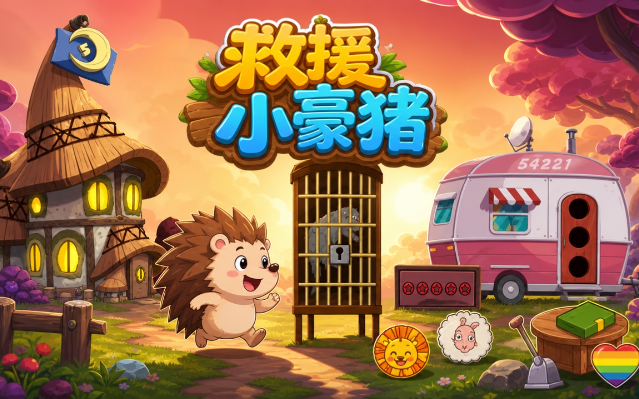 救援小豪猪