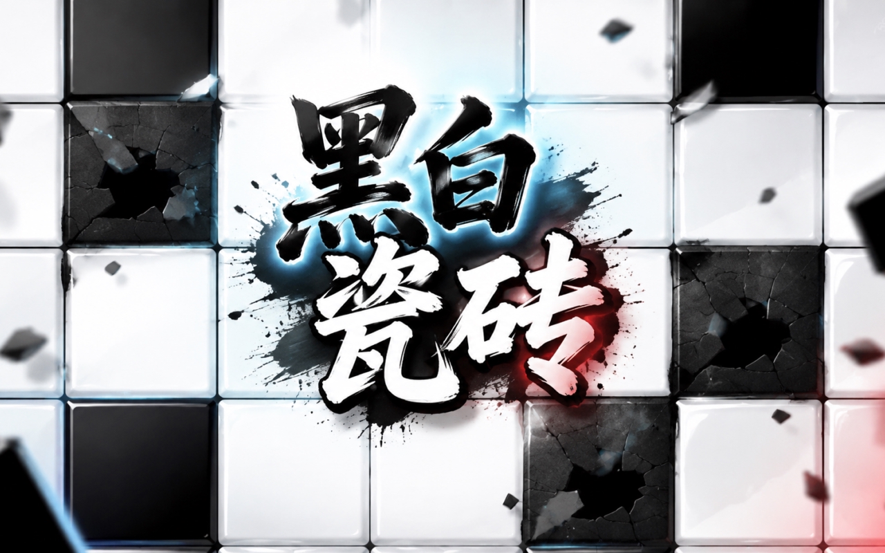 黑白瓷砖