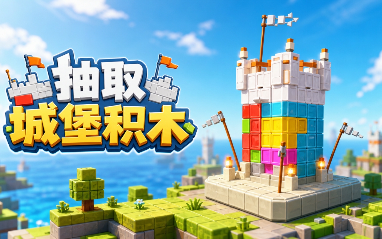 抽取城堡积木