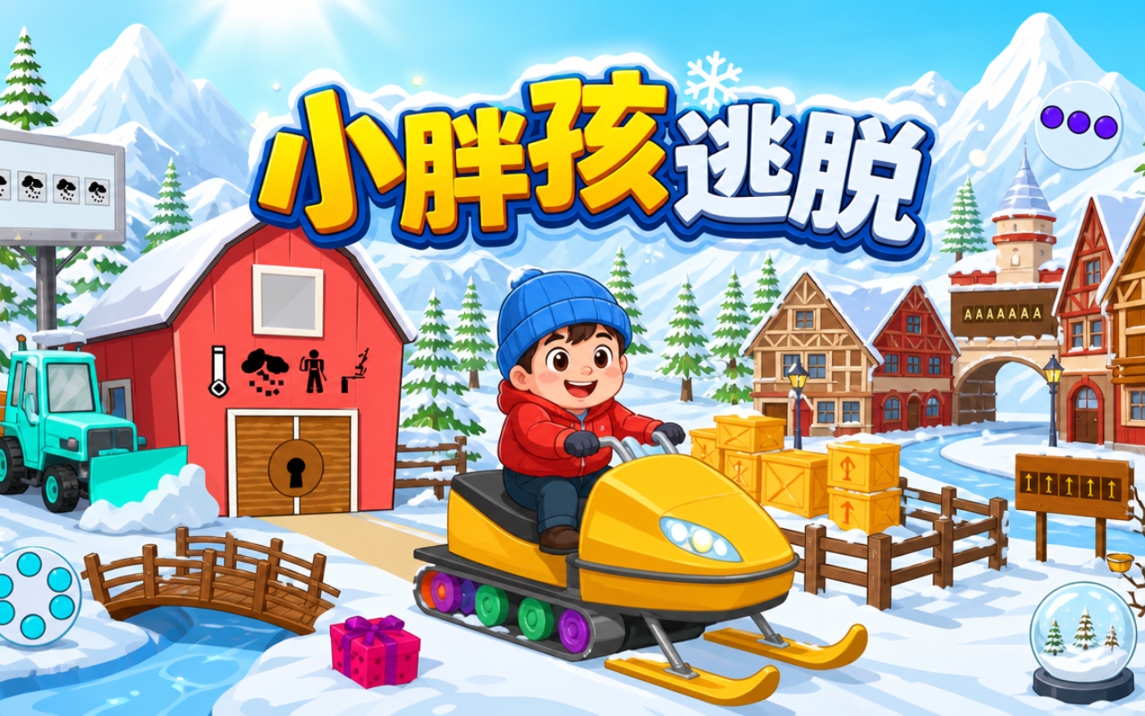 小胖孩逃脱