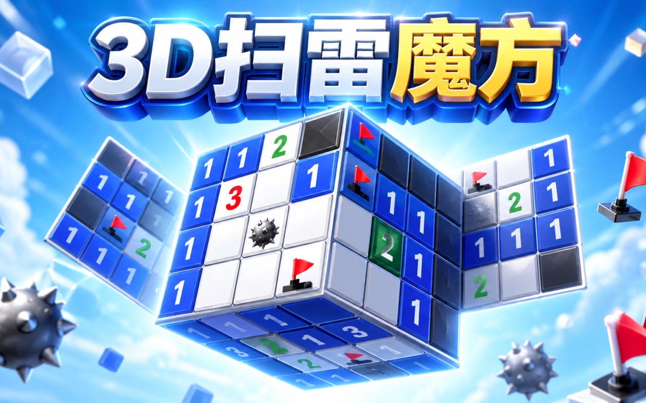 3D扫雷魔方