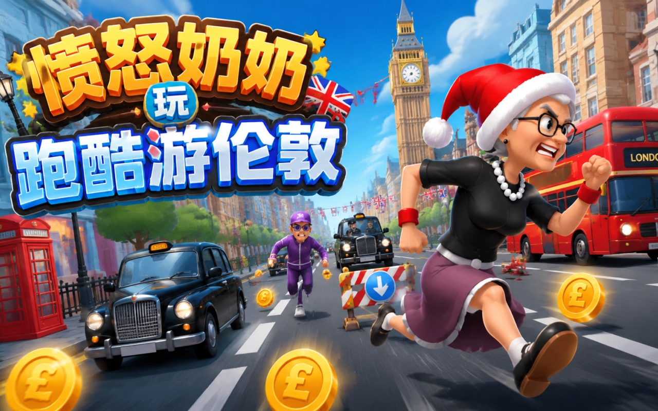 愤怒奶奶玩跑酷游伦敦