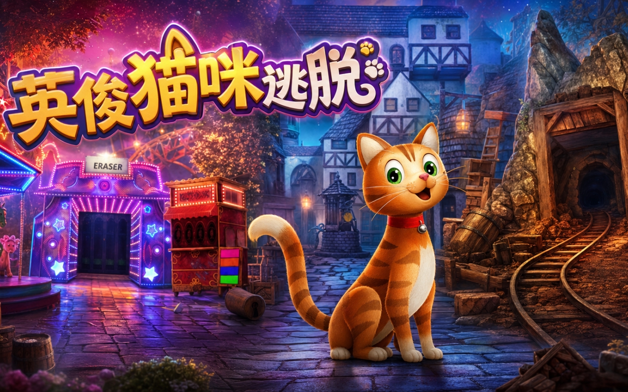 英俊猫咪逃脱