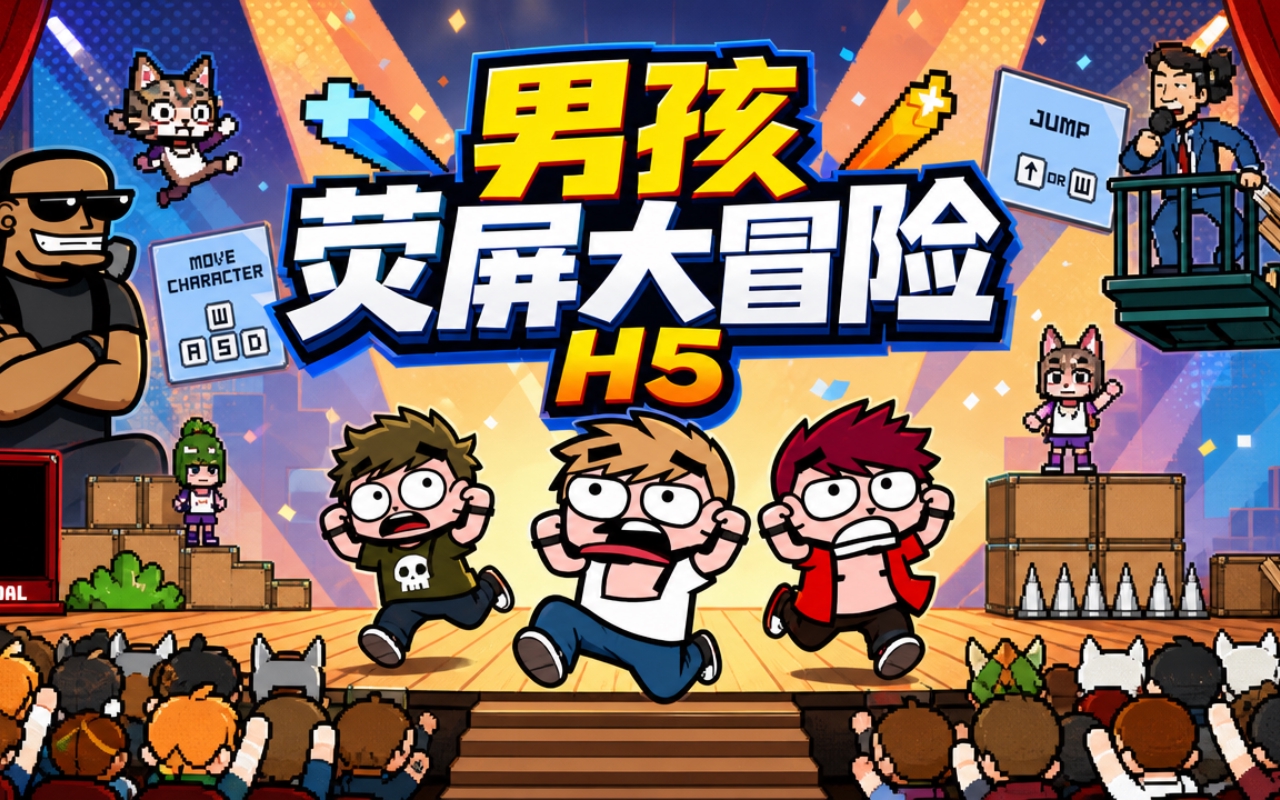 男孩荧屏大冒险H5