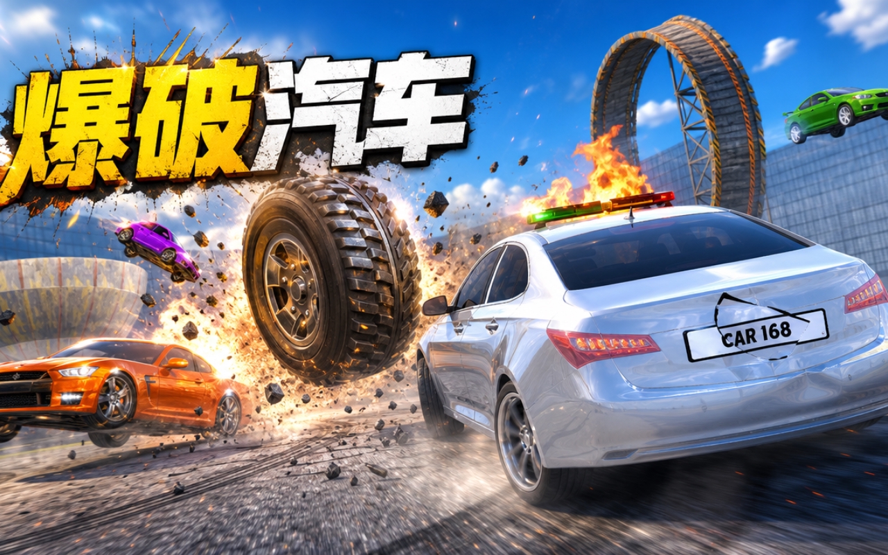 爆破汽车