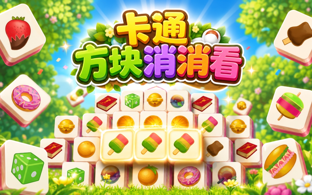 卡通方块消消看