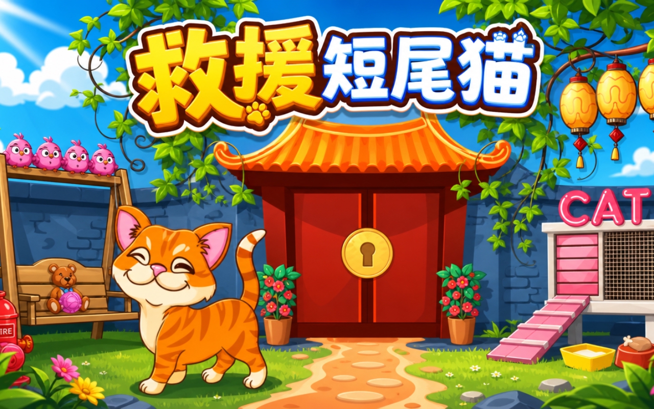 救援短尾猫
