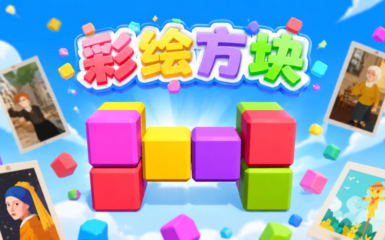 彩绘方块