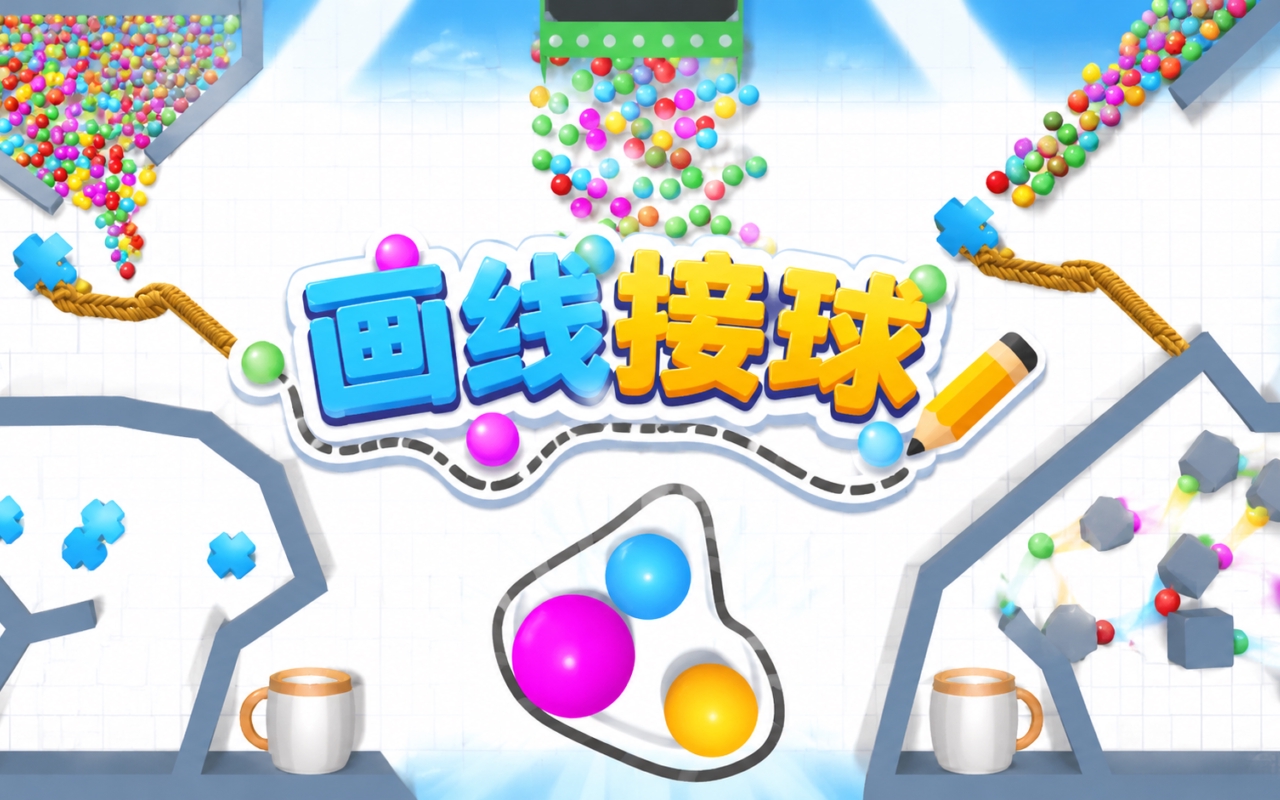 画线接球