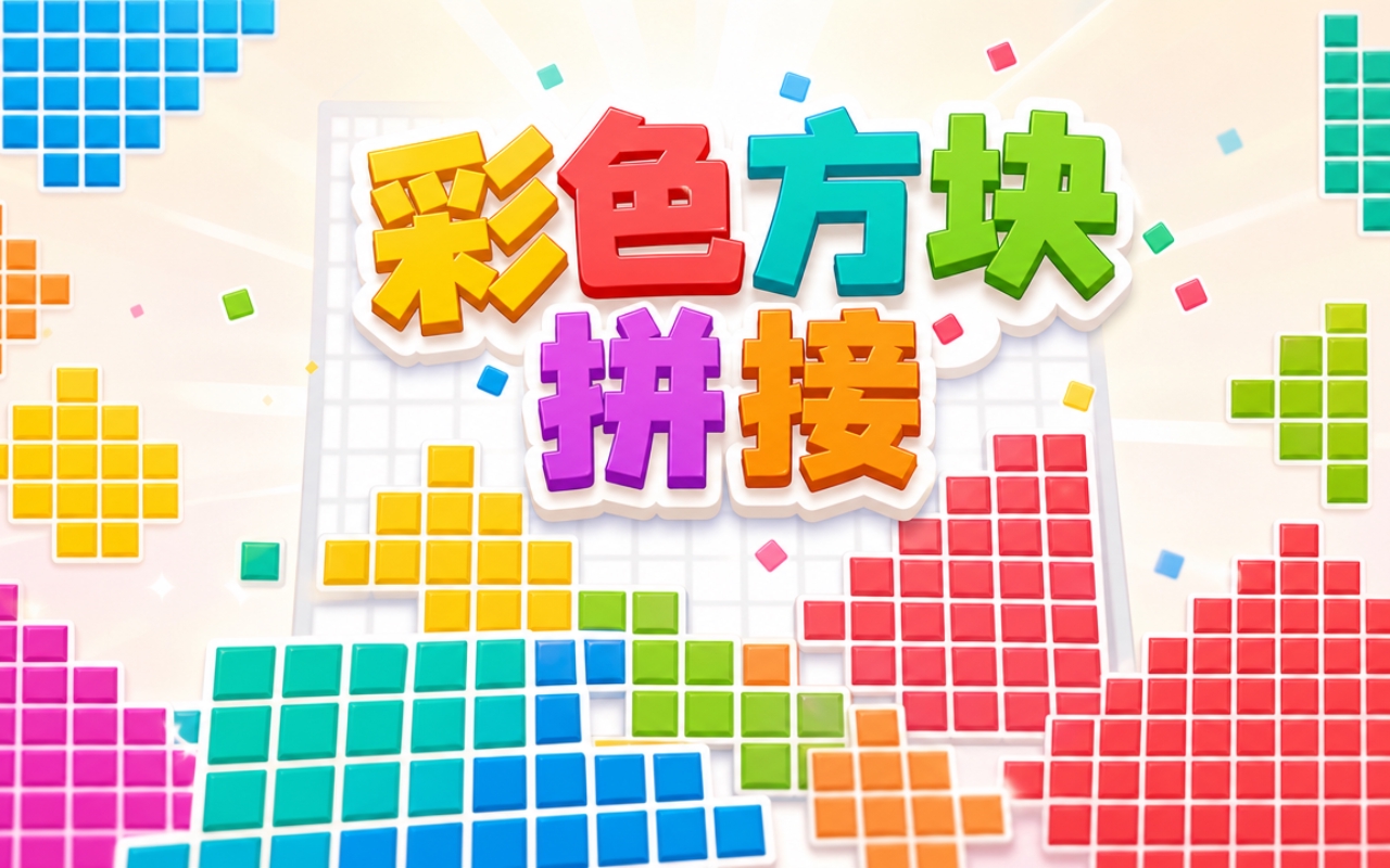 彩色方块拼接