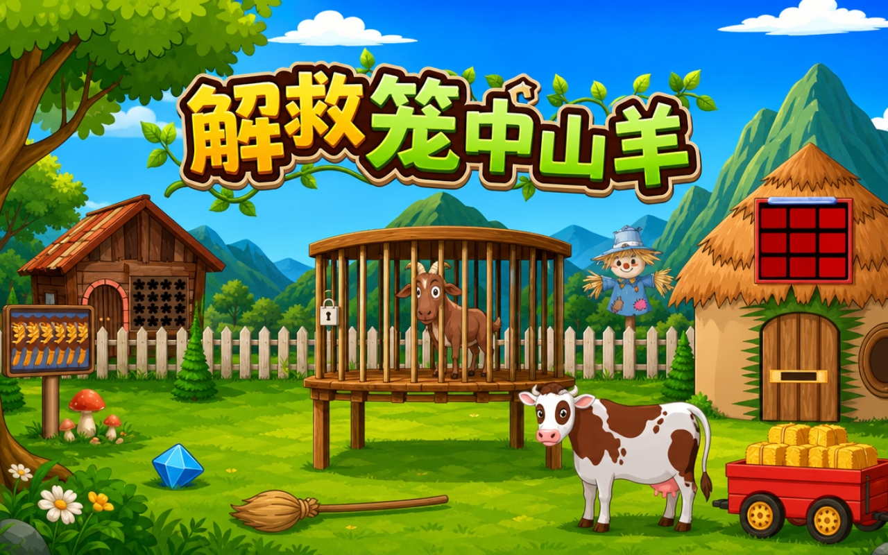 解救笼中山羊