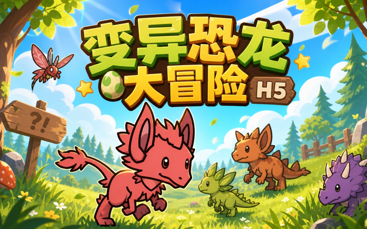 变异恐龙大冒险H5