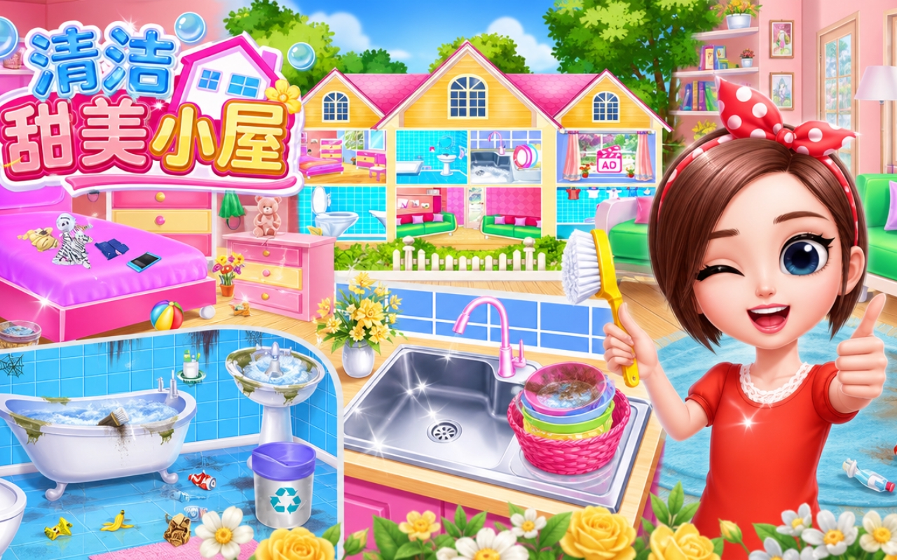 清洁甜美小屋