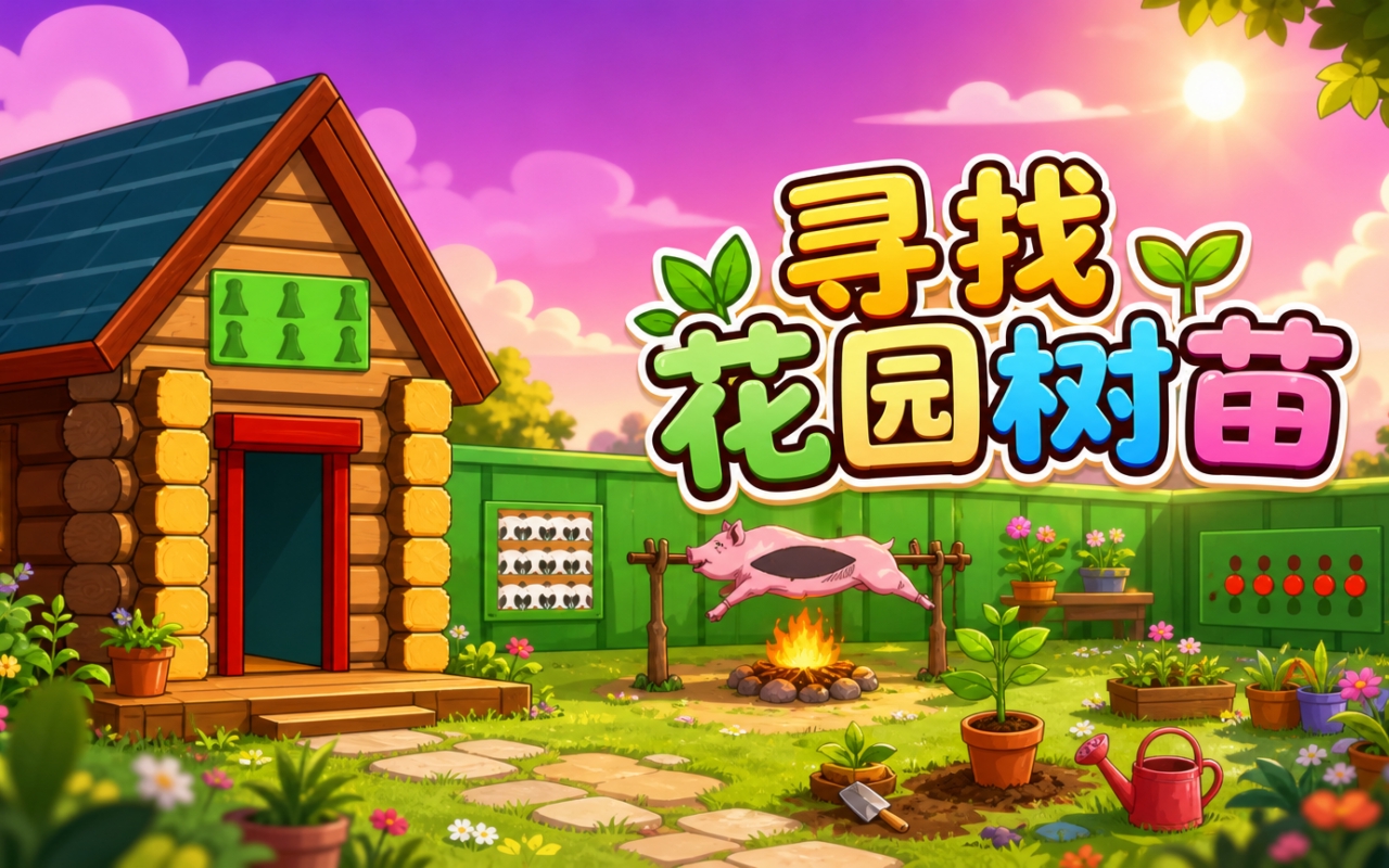 寻找花园树苗