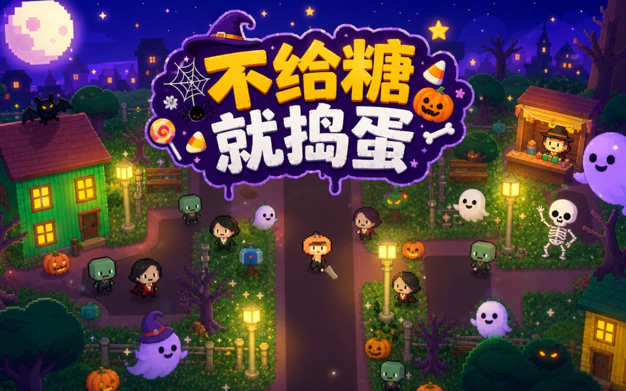 不给糖就捣蛋