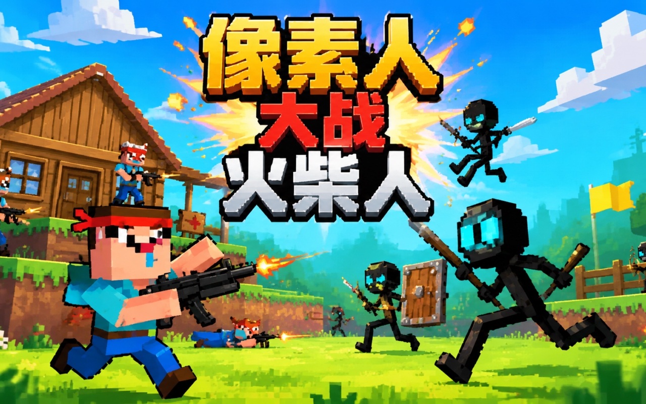 像素人大战火柴人