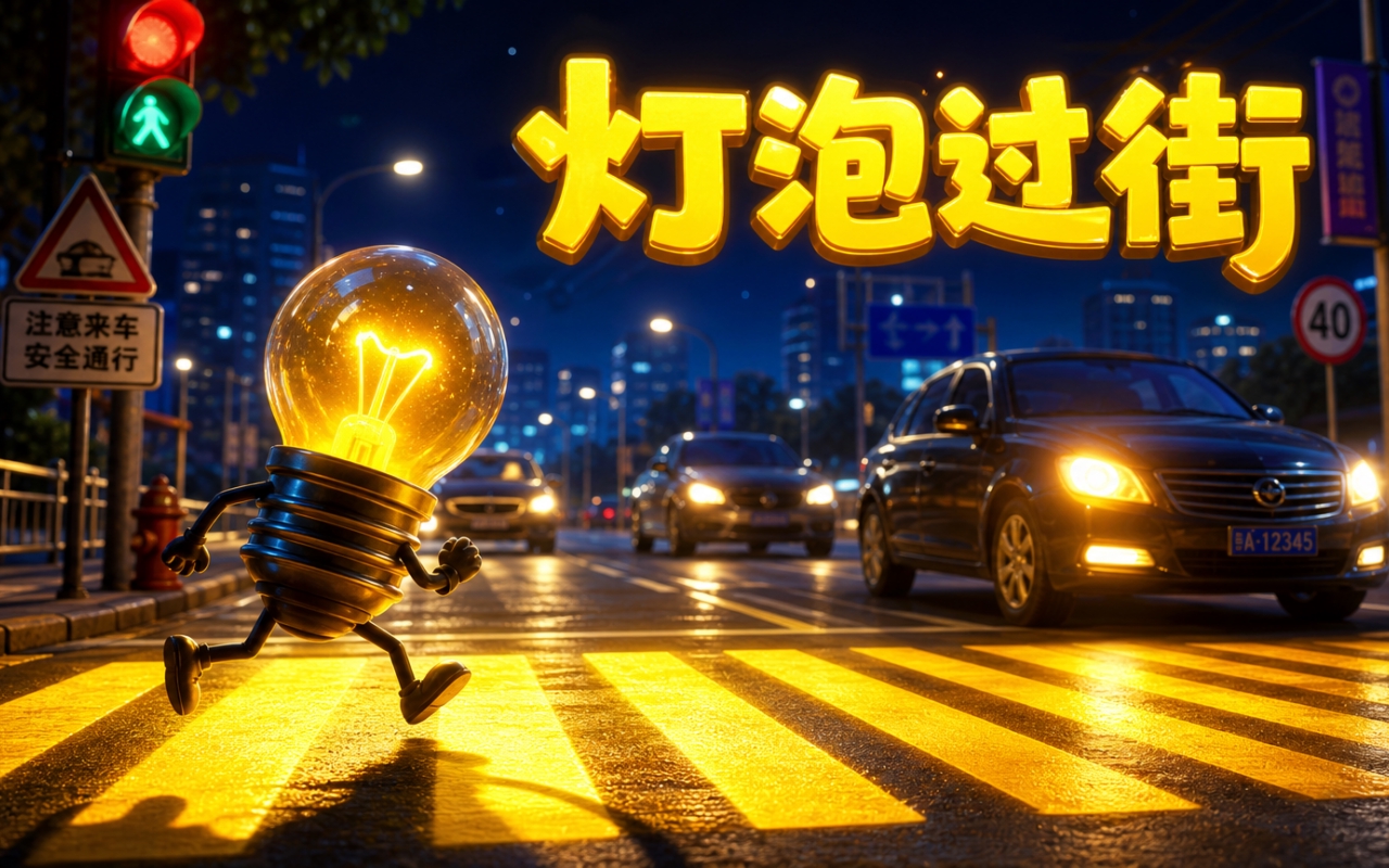 灯泡过街
