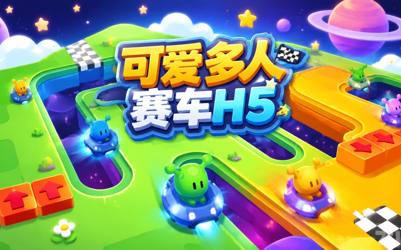 可爱多人赛车H5